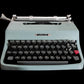 Image of Olivetti Lettera 32 Typewriter. Available from universaltypewritercompany.in