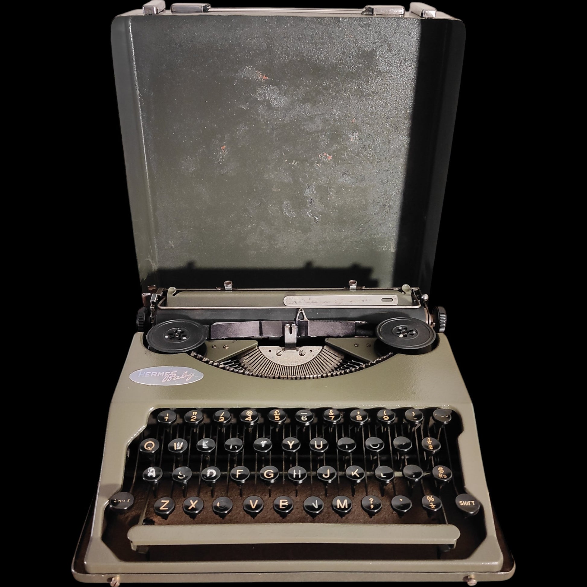 Image of Hermes Baby Typewriter. Available from universaltypewritercompany.in