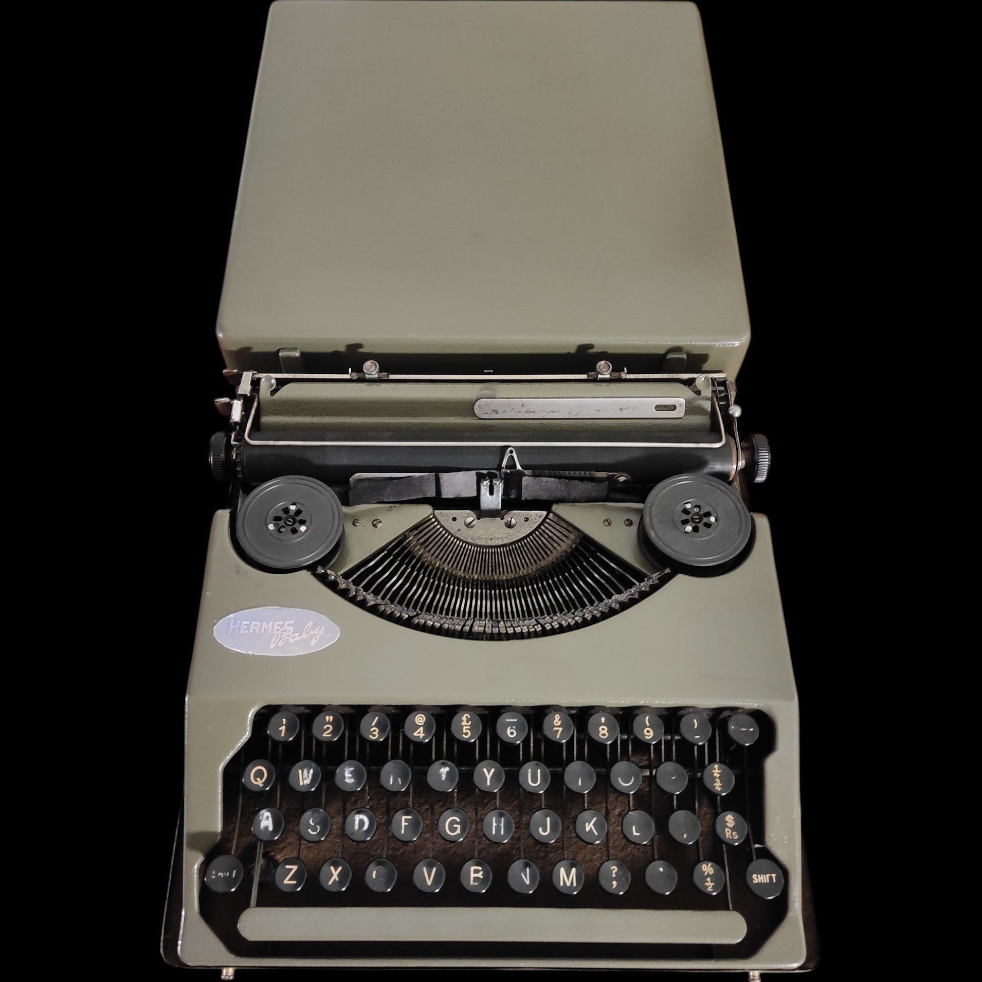 Image of Hermes Baby Typewriter. Available from universaltypewritercompany.in
