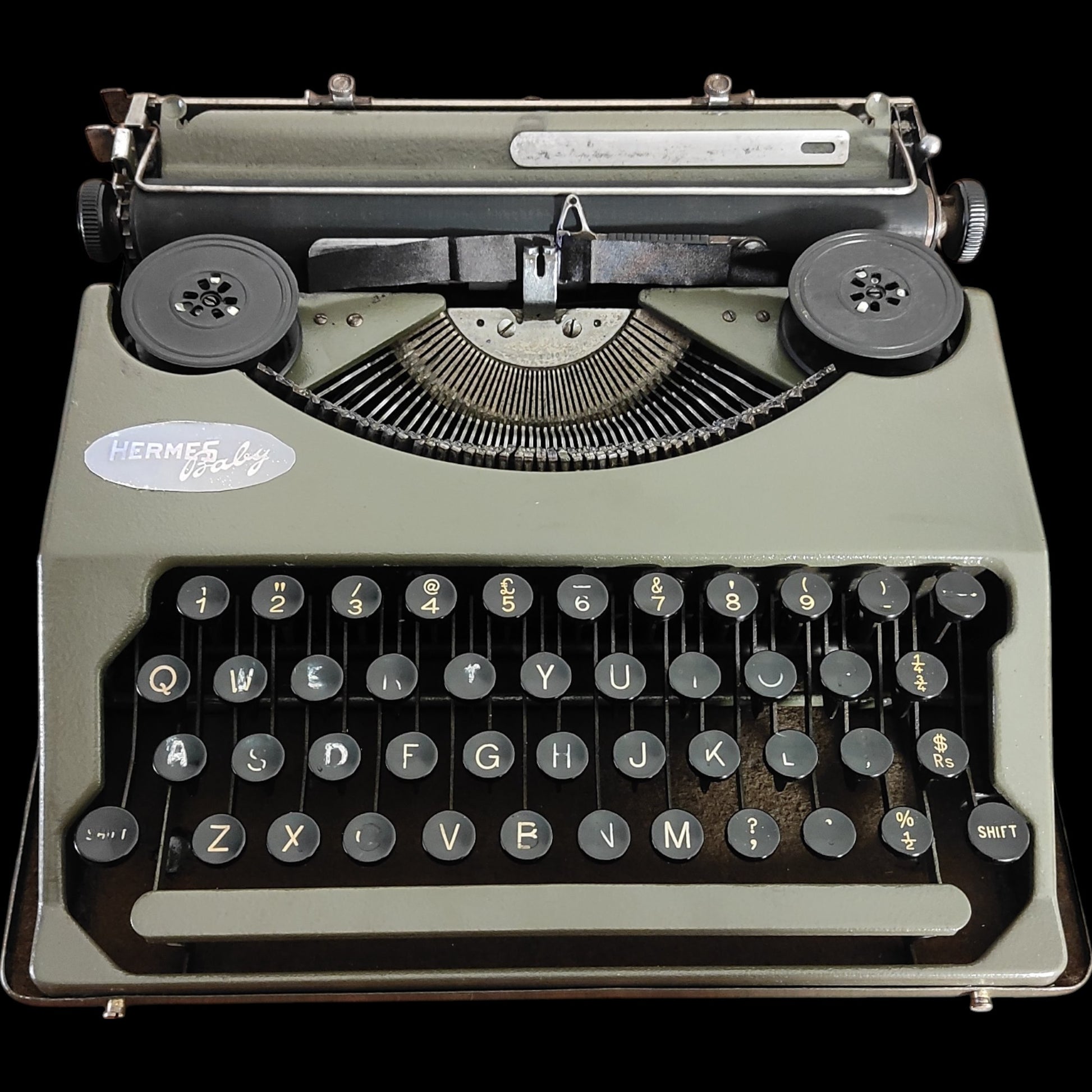 Image of Hermes Baby Typewriter. Available from universaltypewritercompany.in
