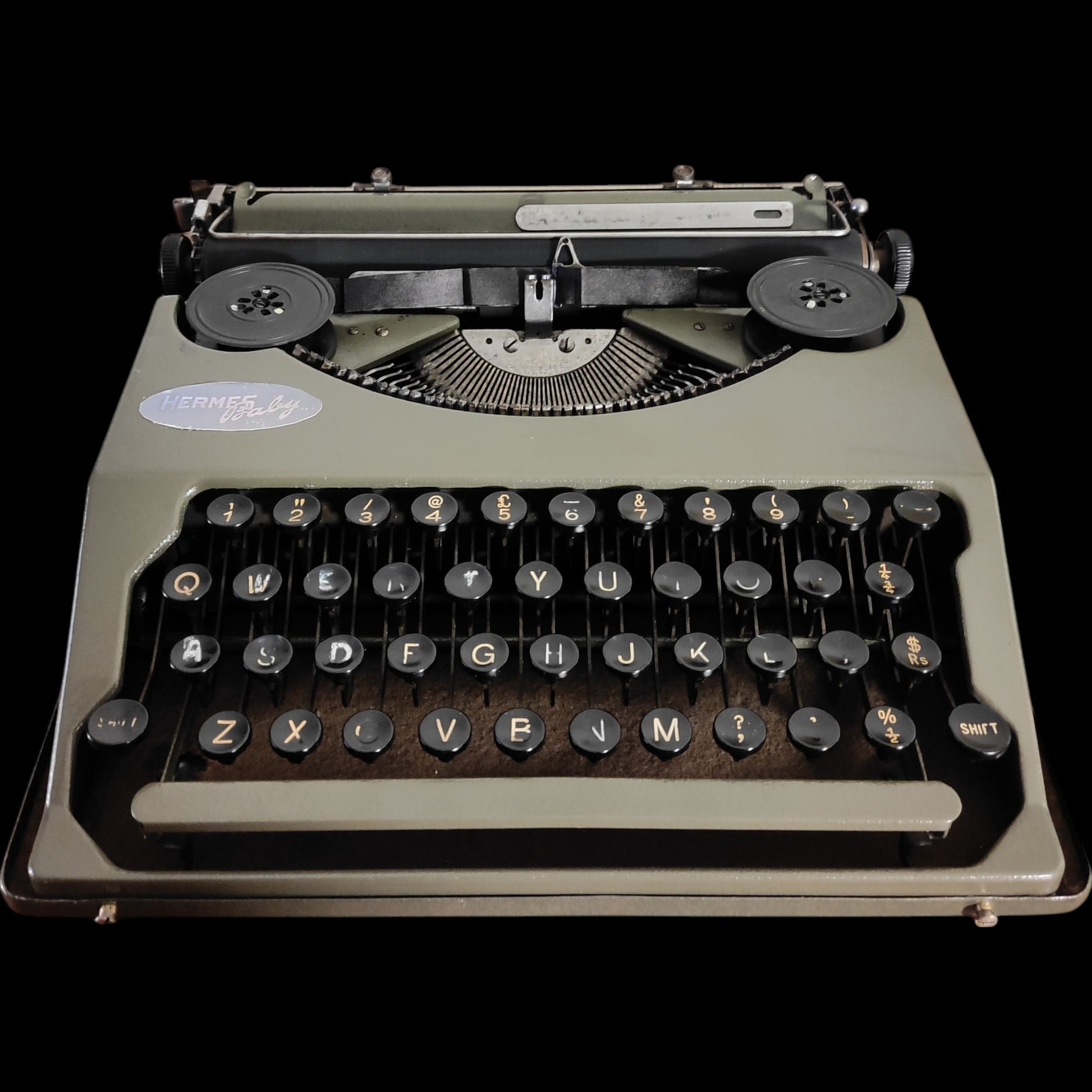 Image of Hermes Baby Typewriter. Available from universaltypewritercompany.in