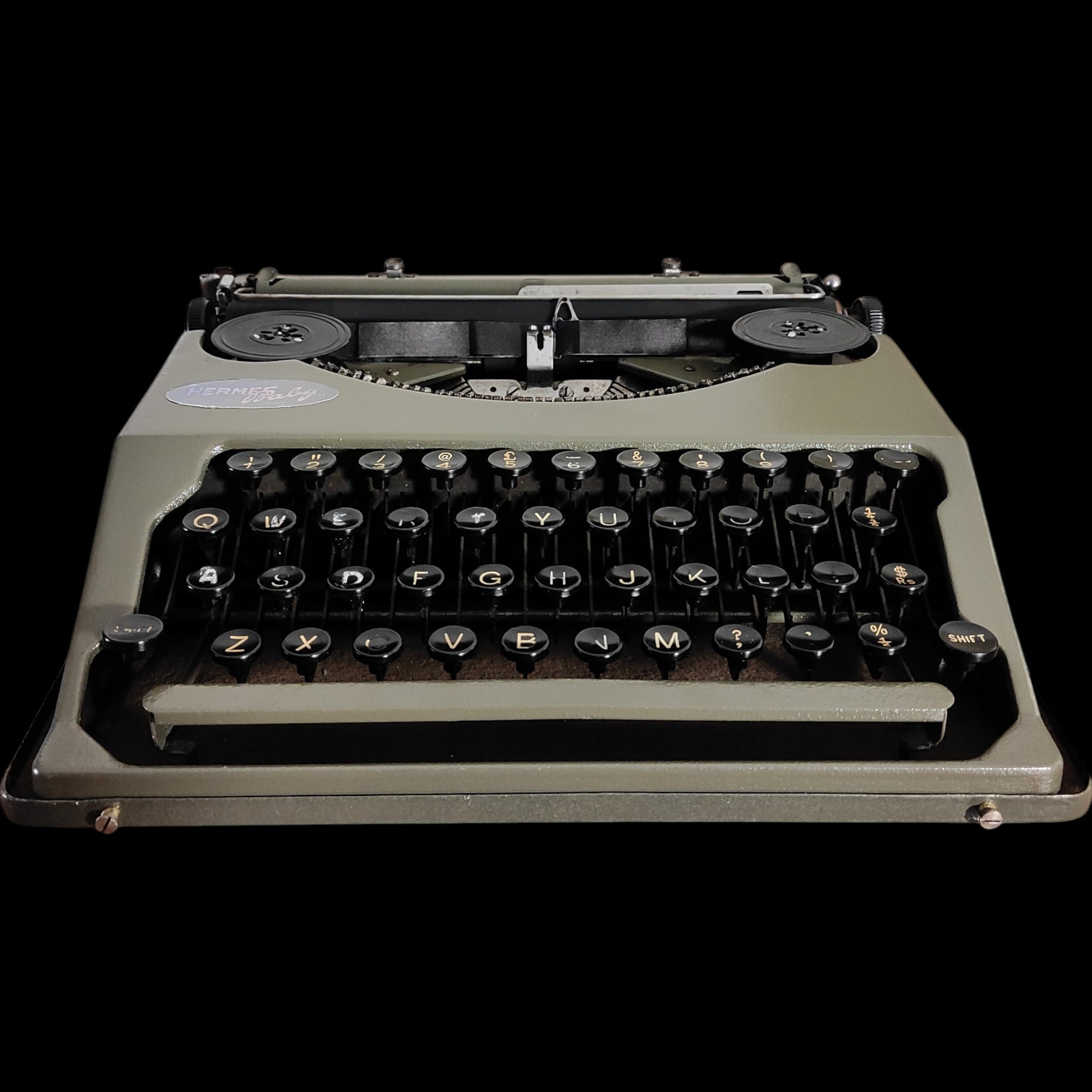 Image of Hermes Baby Typewriter. Available from universaltypewritercompany.in