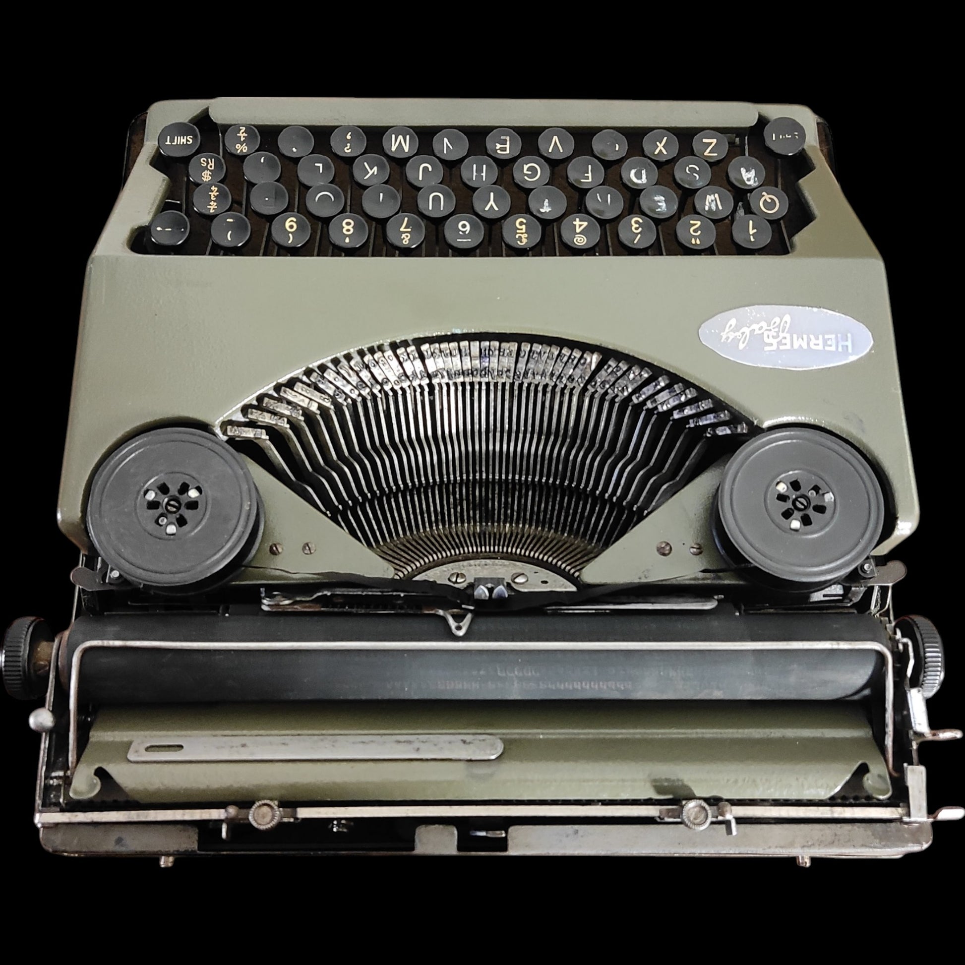 Image of Hermes Baby Typewriter. Available from universaltypewritercompany.in