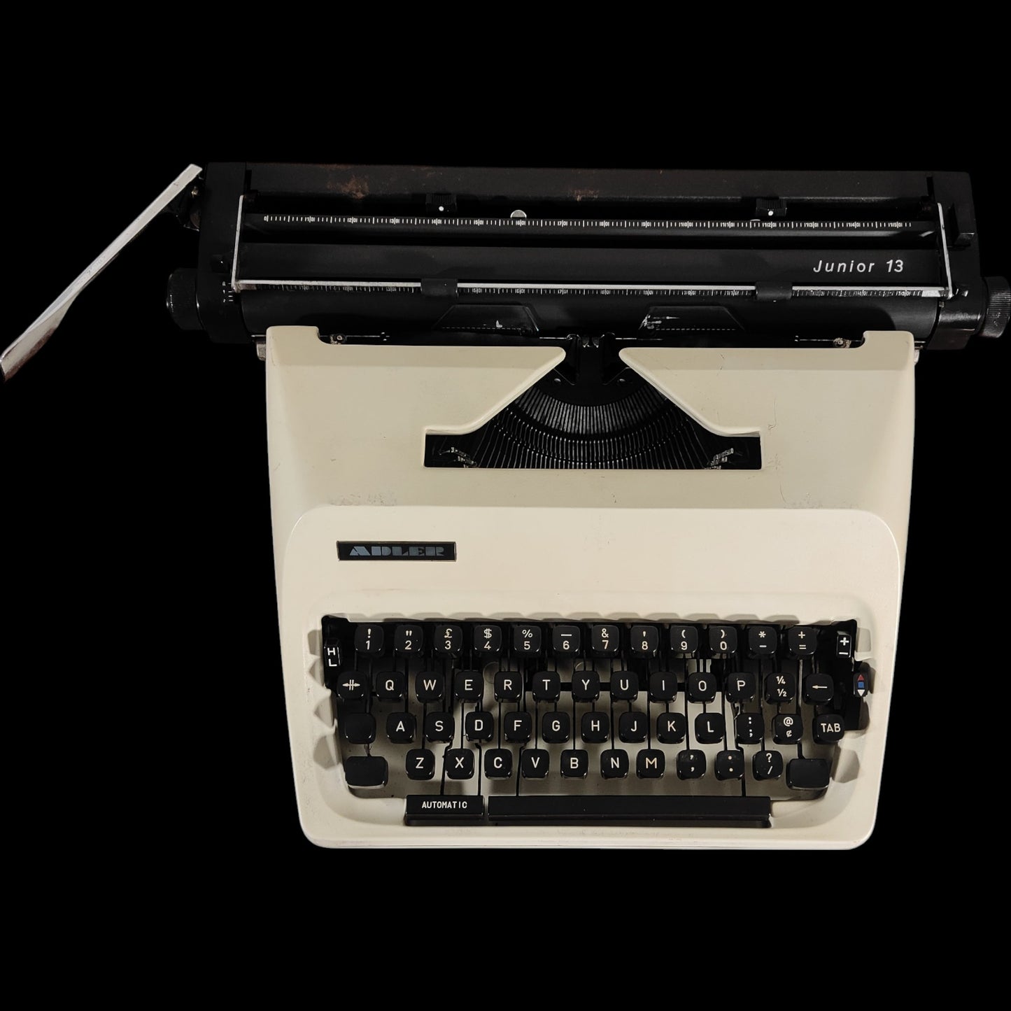 Image of Adler Junior 13 Typewriter. Available from universaltypewritercompany.in