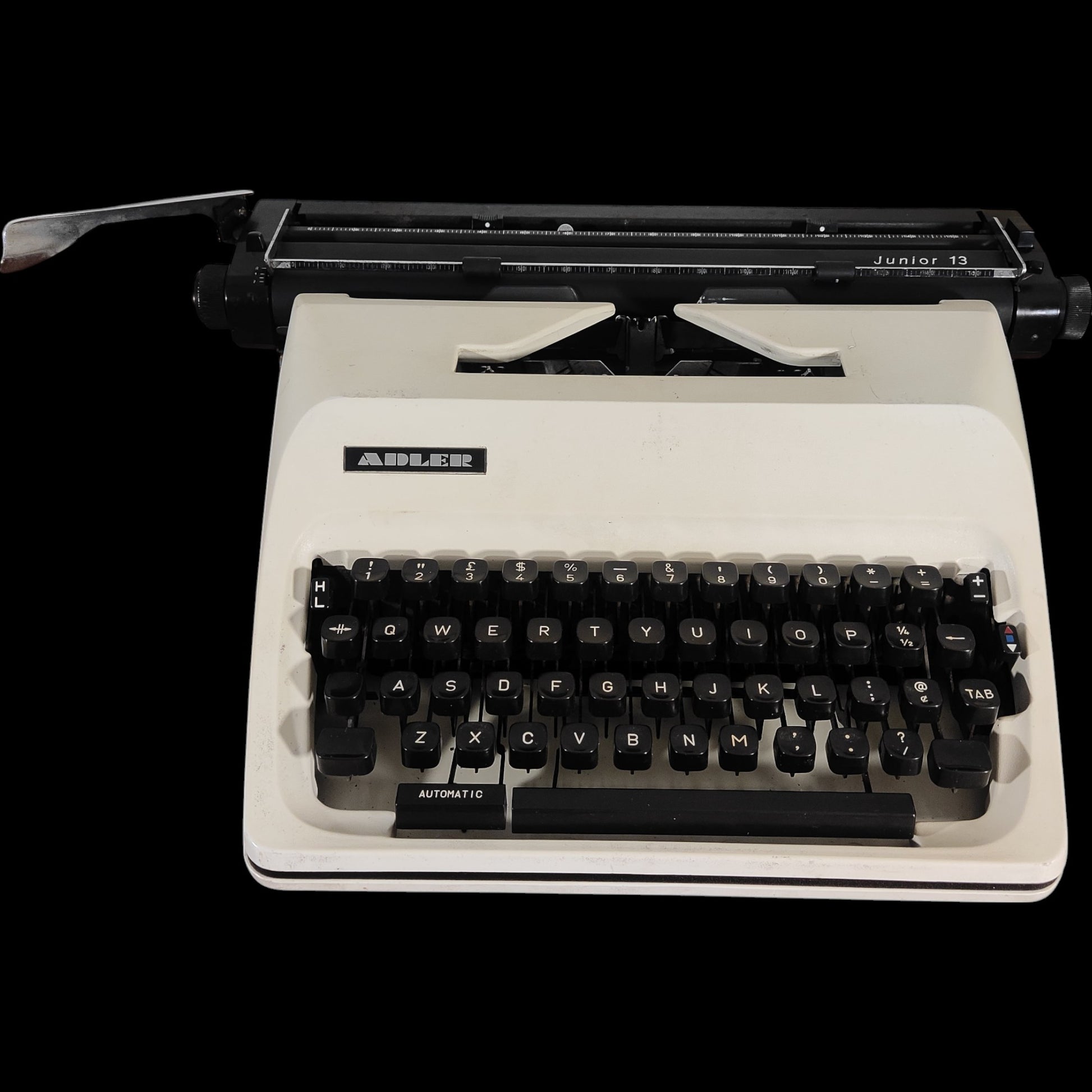 Image of Adler Junior 13 Typewriter. Available from universaltypewritercompany.in