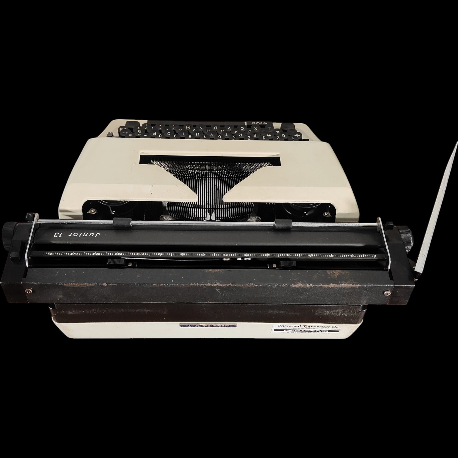 Image of Adler Junior 13 Typewriter. Available from universaltypewritercompany.in