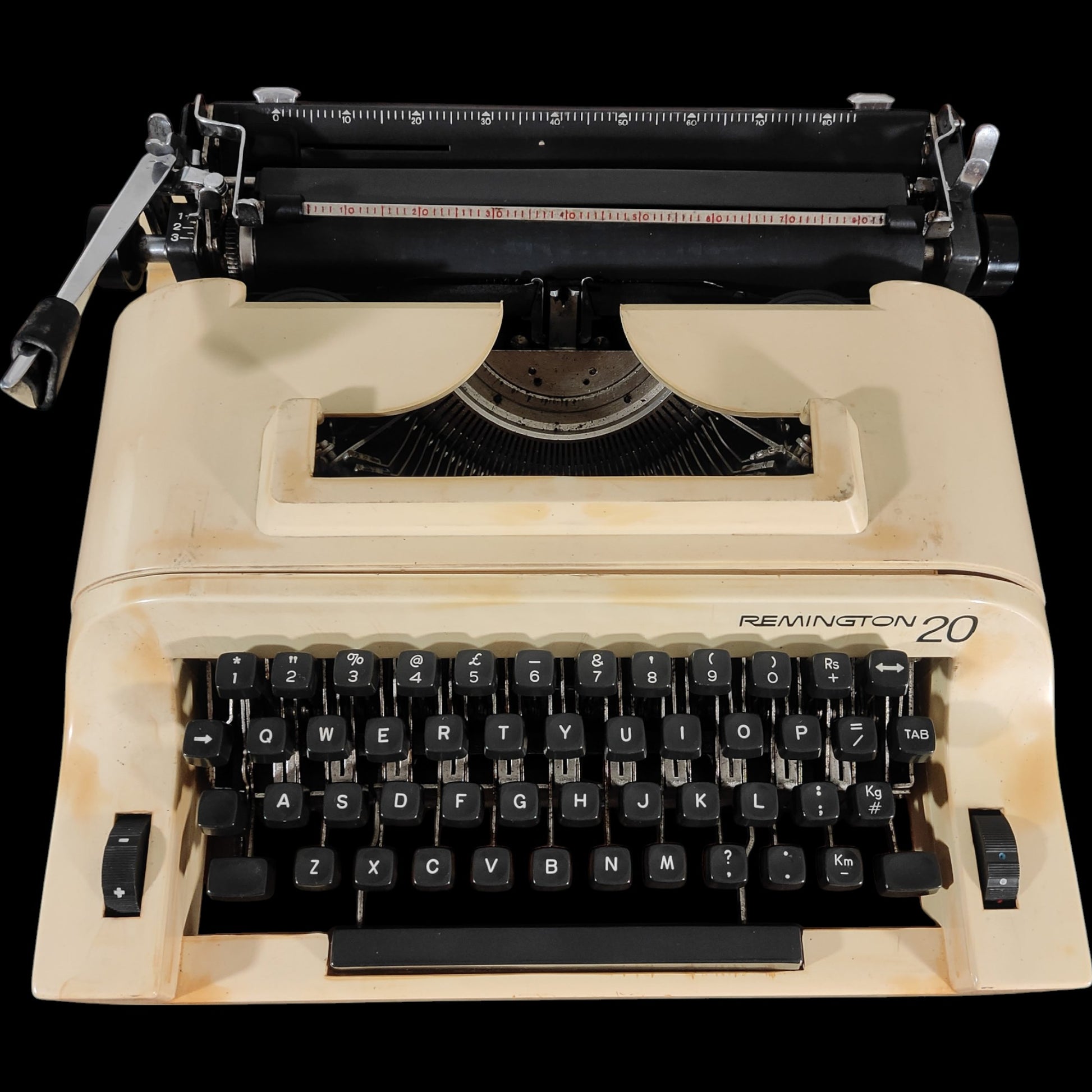 Image of Remington 20 Typewriter. Available from universaltypewritercompany.in