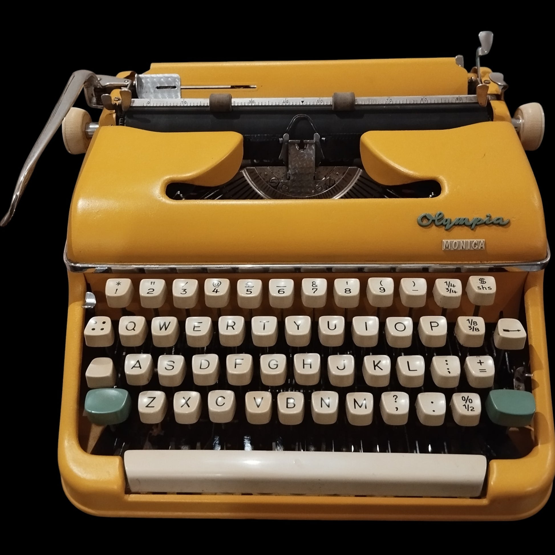 Image of Olympia Monica Typewriter. Available from universaltypewritercompany.in