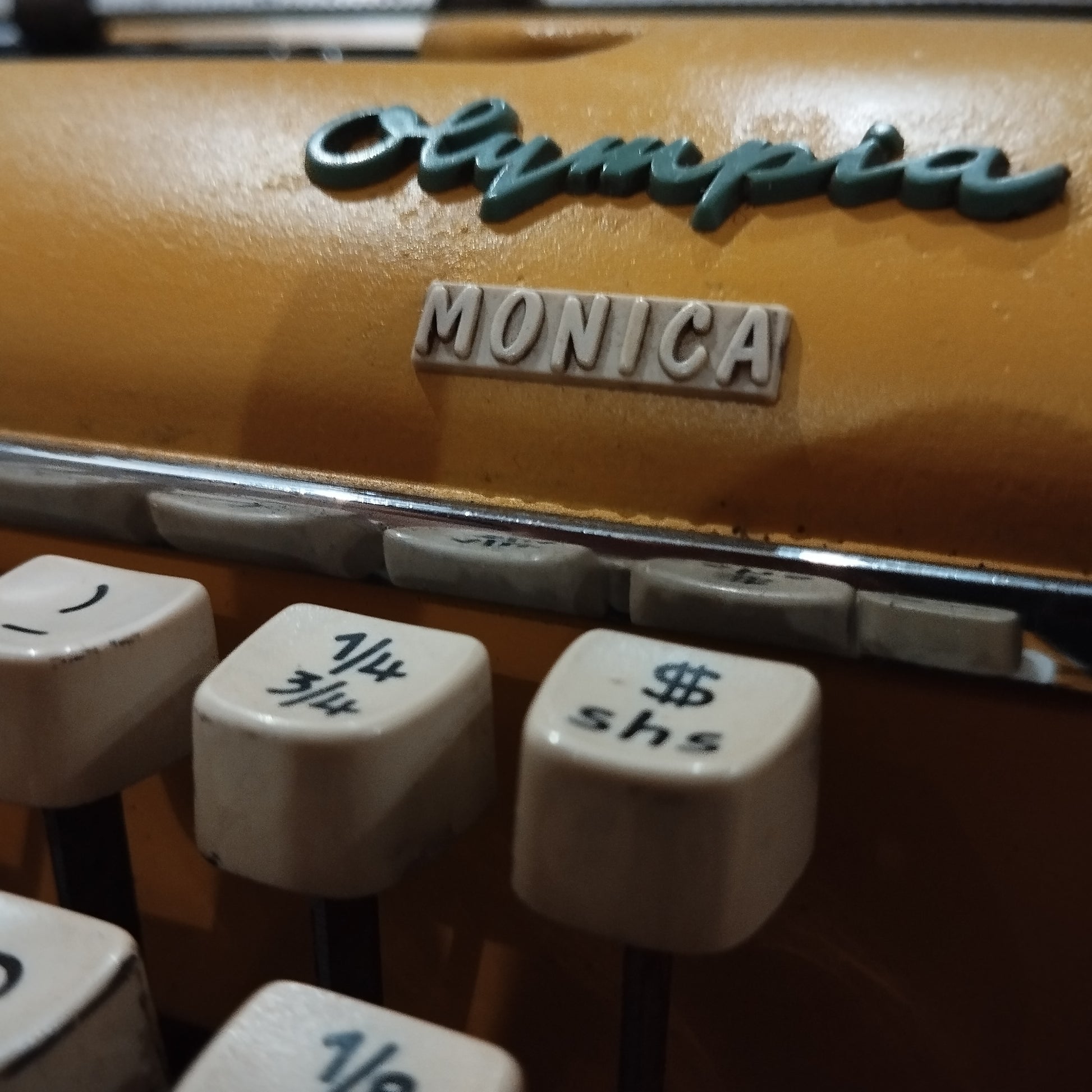 Image of Olympia Monica Typewriter. Available from universaltypewritercompany.in
