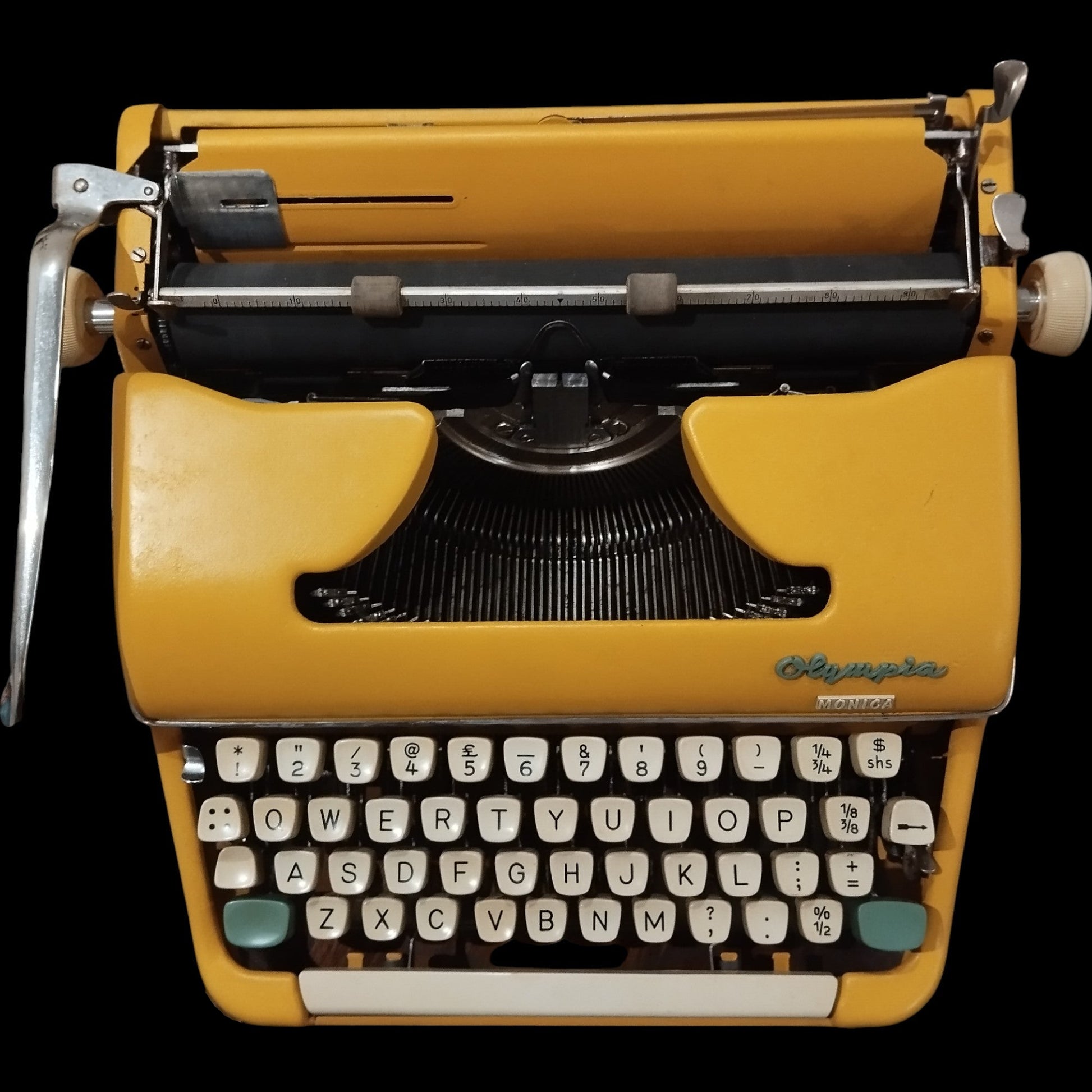 Image of Olympia Monica Typewriter. Available from universaltypewritercompany.in