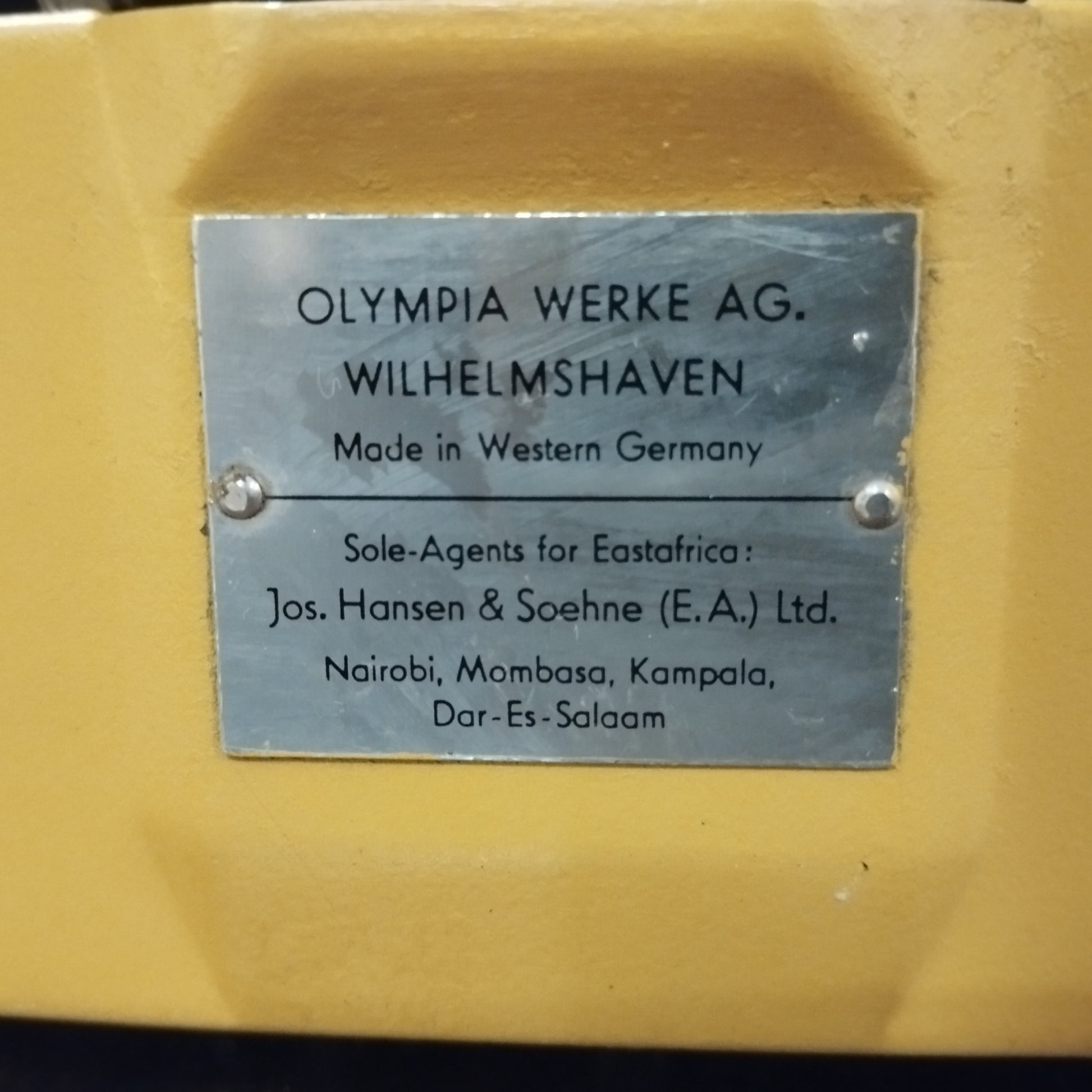 Image of Olympia Monica Typewriter. Available from universaltypewritercompany.in