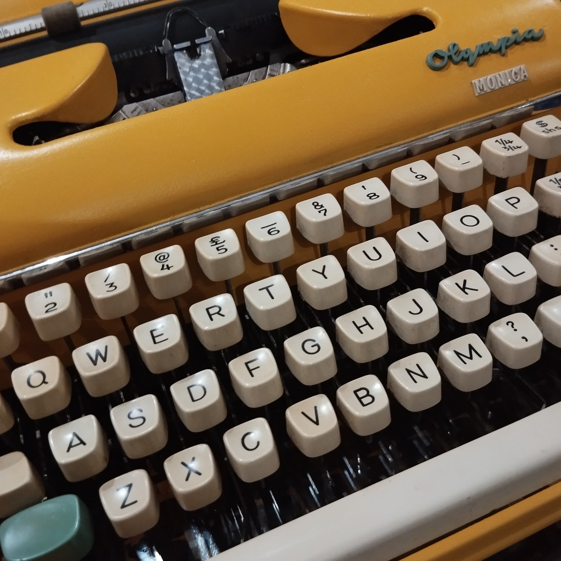 Image of Olympia Monica Typewriter. Available from universaltypewritercompany.in