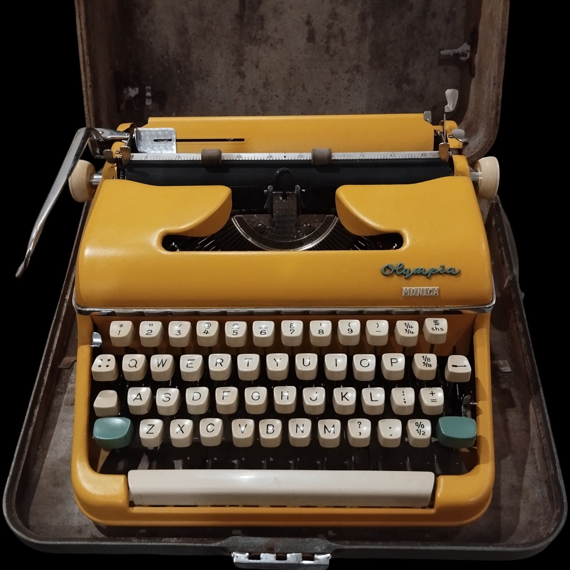Image of Olympia Monica Typewriter. Available from universaltypewritercompany.in
