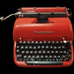 Image of Remington Personal Portable Typewriter. Available from universaltypewritercompany.in