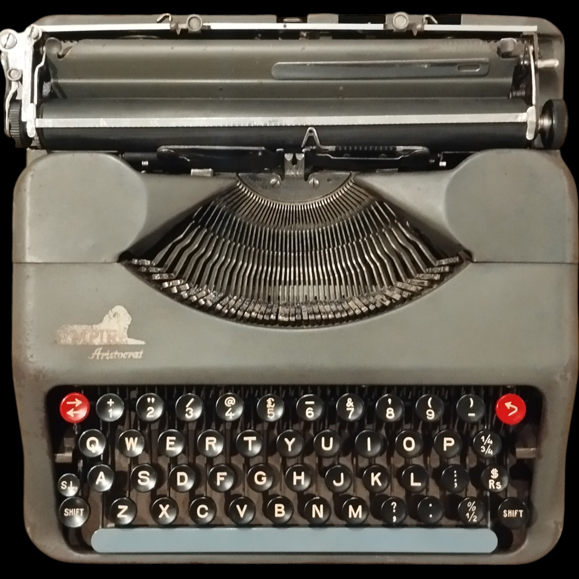 Image of Empire Aristocrat Typewriter. Available from universaltypewritercompany.in