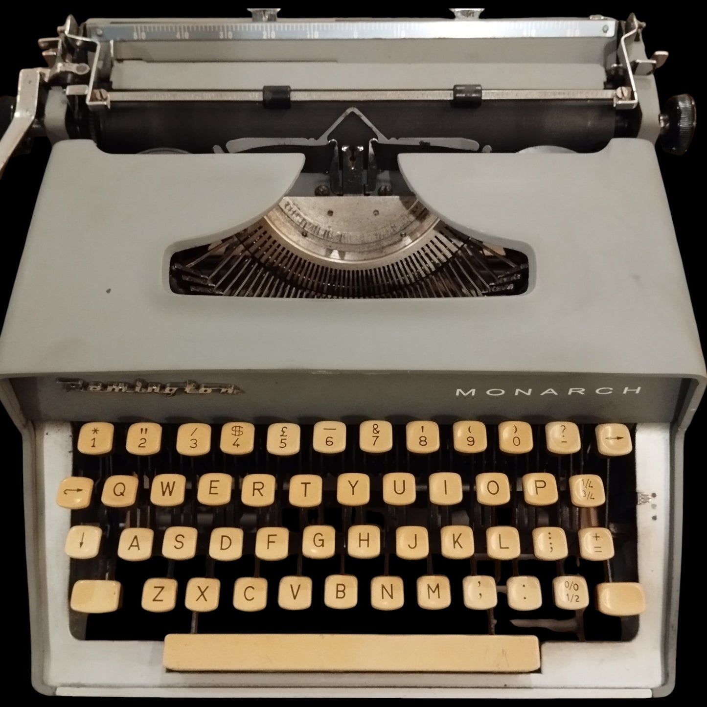 Image of Remington Monarch Typewriter. Available from universaltypewritercompany.in