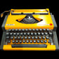 Image of Olympia Traveller De Luxe Typewriter. Available from universaltypewritercompany.in