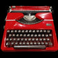 Image of Gossen Tippa QWERTZ Keyboard Typewriter. Available from universaltypewritercompany.in