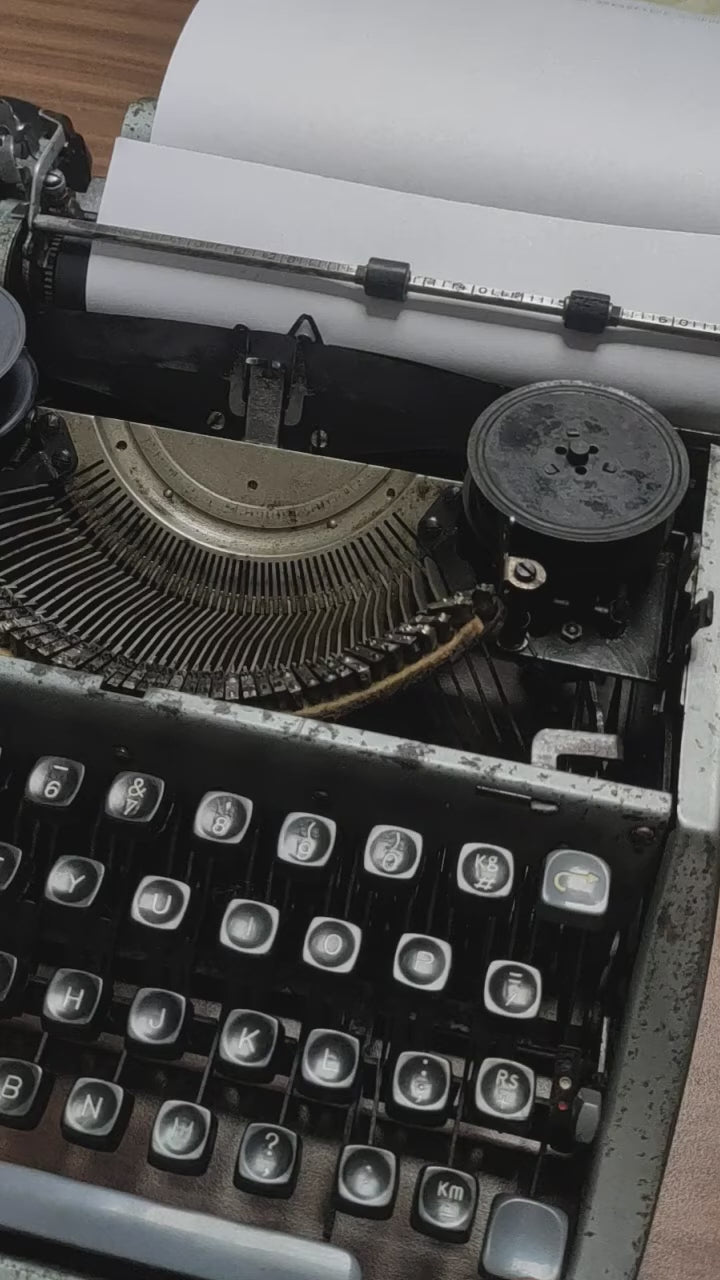 Video of Torpedo Classic Typewriter. Available from universaltypewritercompany.in