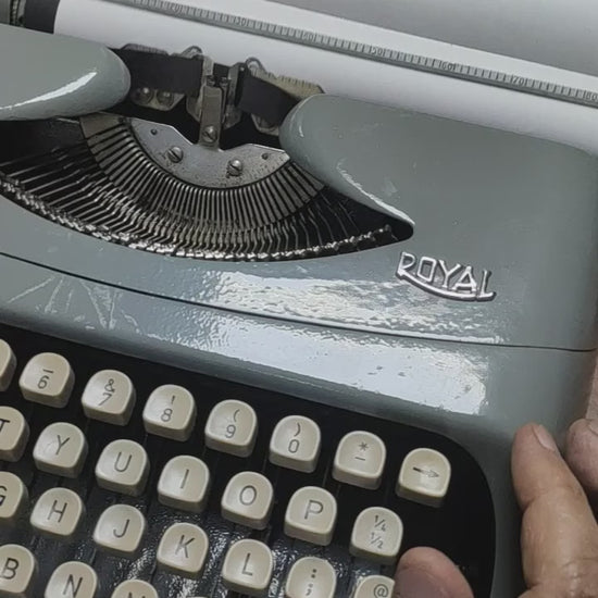 Video of ROYAL Royalite Model Typewriter from universaltypewritercompany.in