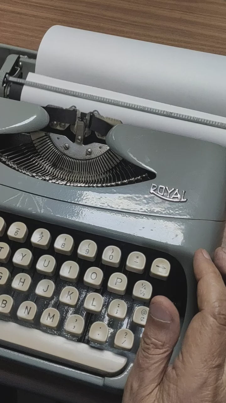 Video of ROYAL Royalite Model Typewriter from universaltypewritercompany.in
