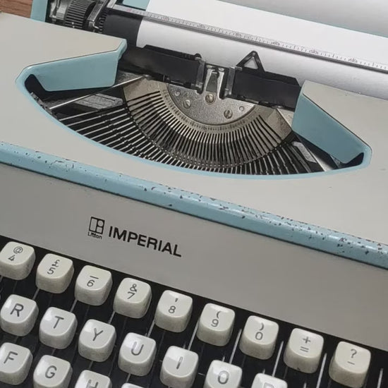 Video of Imperial 230 Typewriter from universaltypewritercompany.in