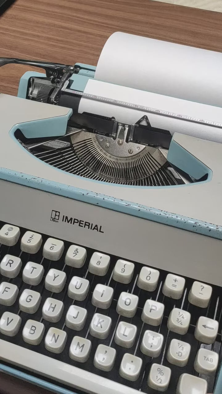 Video of Imperial 230 Typewriter from universaltypewritercompany.in