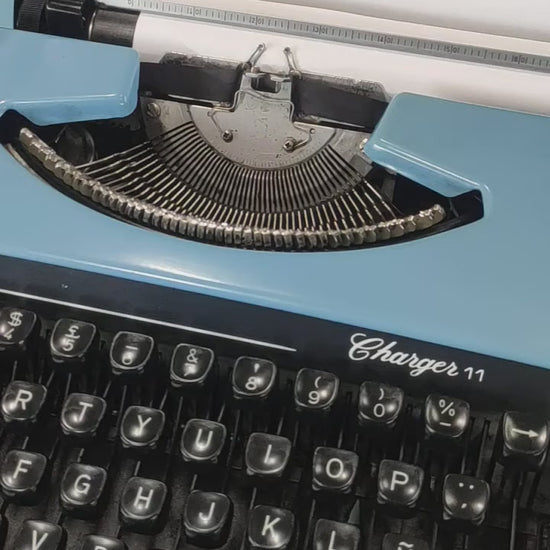 Video of Brother Charger 11 Typewriter. Available from universaltypewritercompany.in