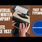 Typing Demonstration Video of Facit 1630 Typewriter. Available from universaltypewritercompany.in