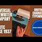Typing Demonstration Video of Brother Charger 11 Typewriter. Available from universaltypewritercompany.in