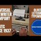 Typing Demonstration Video of Olivetti Lettera 25 Typewriter. Available at universaltypewritercompany.in