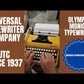 Typing Demonstration Video of Olympia Monica Typewriter. Available from universaltypewritercompany.in