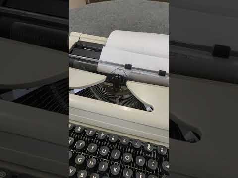 Typing Demonstration Video of Russian Brand Portable Typewriter. Available from universaltypewritercompany.in