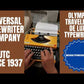 Typing Demonstration Video of Olympia Traveller De Luxe Typewriter. Available from universaltypewritercompany.in