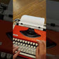 Typing Demonstration Video of Olympia Traveller de Luxe Typewriter. Available from universaltypewritercompany.in