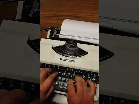 Typing Demonstration Video of Hanimex Regal Typewriter. Available from universaltypewritercompany.in