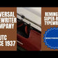Typing Demonstration Video of Remington Super-Riter Typewriter. Available from universaltypewritercompany.in