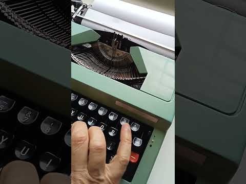 Typing Demonstration Video of Portable Typewriter. Available from universaltypewritercompany.in