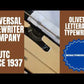 Typing Demonstration Video of Olivetti Lettera 35 Typewriter. Available from universaltypewritercompany.in