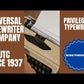 Typing Demonstration Video of Privileg 270 Typewriter. Available from universaltypewritercompany.in