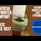 Typing Demonstration Video of Olympia Traveller de Luxe S Typewriter.
Available from universaltypewritercompany.in