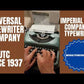 Typing Demonstration Video of Imperial Good Companion Typewriter. Available from universaltypewritercompany.in