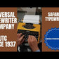 Typing Demonstration Video of Imperial Safari II QWERTZ keyboard Typewriter. Available from universaltypewritercompany.in