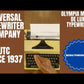Typing Demonstration Video of Olympia Monica De Luxe Typewriter.
Available from universaltypewritercompany.in
