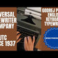 Typing Demonstration Video of Godrej Prima English Keyboard Typewriter. Available from universaltypewritercompany.in