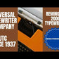 Typing Demonstration Video of Remington 2000 Typewriter. Available from universatypewritercompany.in