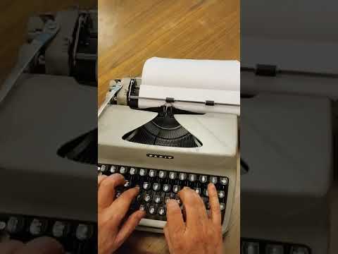 Typing Demonstration VIdeo of Facit Typewriter. Available from universaltypewritercompany.in