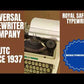 Typing Demonstration Video of Royal Safari III Typewriter.
Available from universaltypewritercompany.in