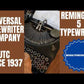 Typing Demonstration Video of Remington 5 Typewriter. Available from universaltypewritercompany.in