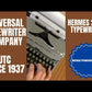 Typing Demonstration Video of Hermes 2000 Typewriter. Available from universaltypewritercompany.in